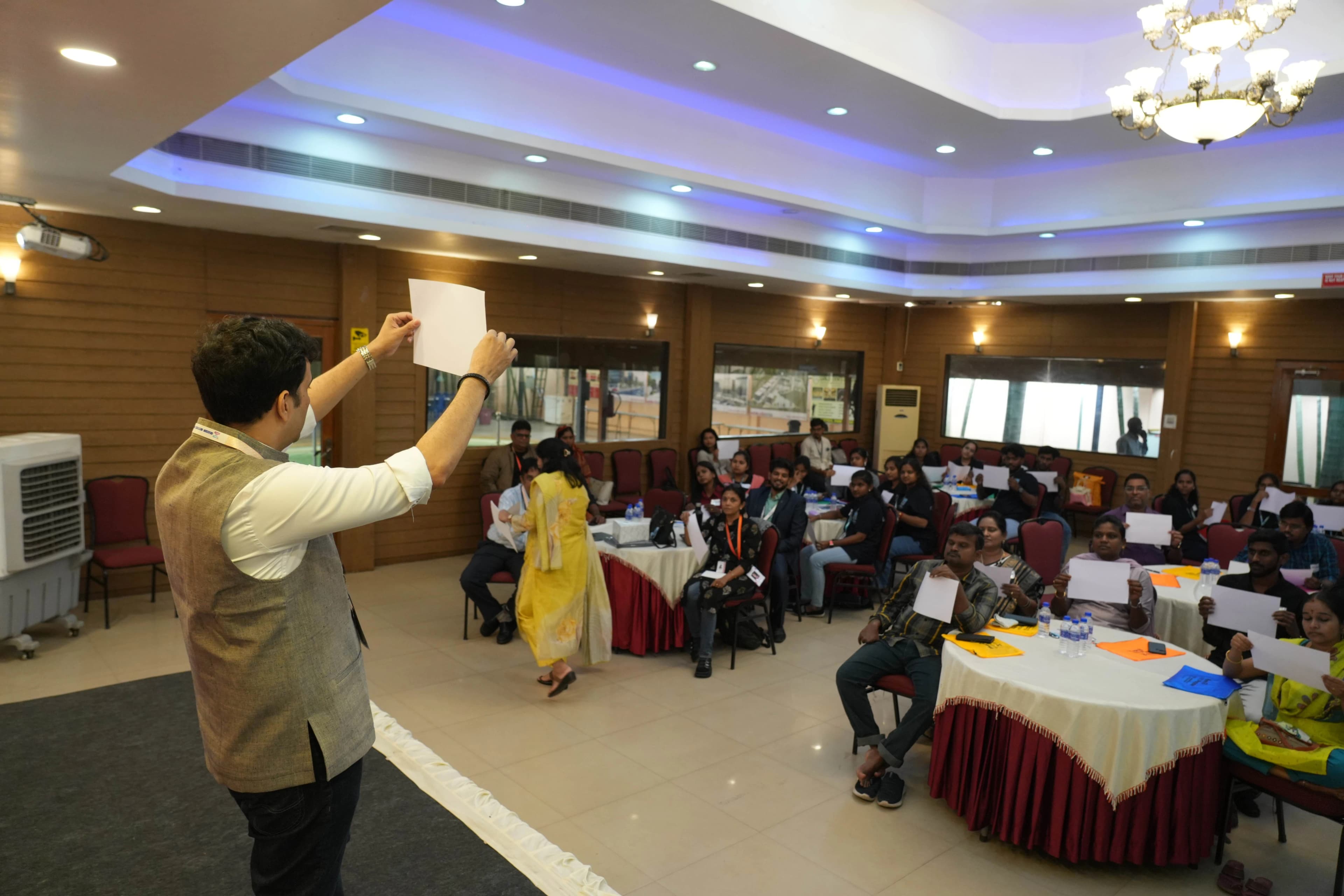 Vijay Sheshadri on stage